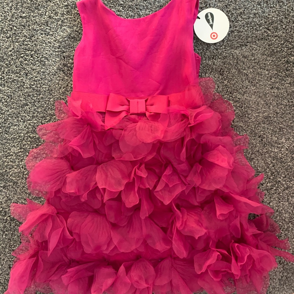 girls pink dress size small